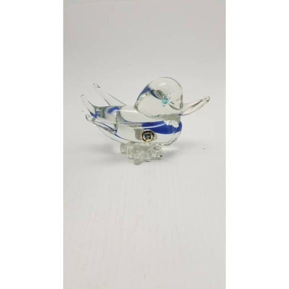 Vintage Art Glass Duck Figurine Paperweight, Vidrios Artisticos del Norte - Picture 6 of 7